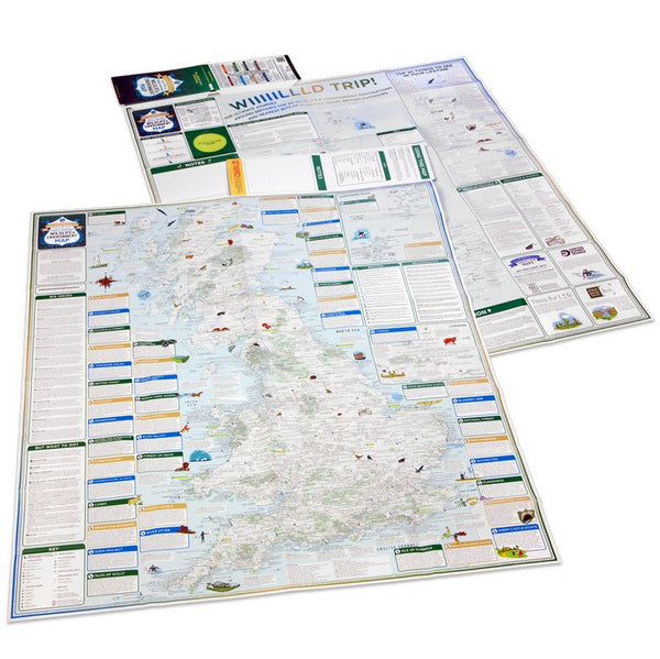 Great British Wildlife & Environment Map - 25% off!