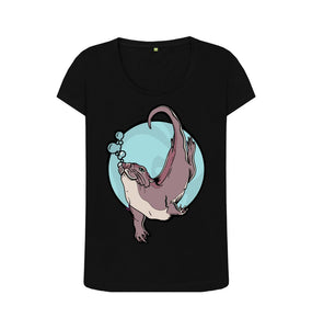 Black female Otter t-shirt