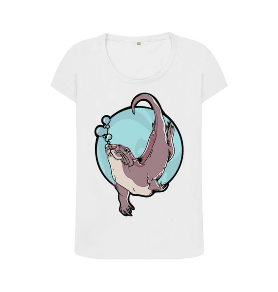 White female Otter t-shirt