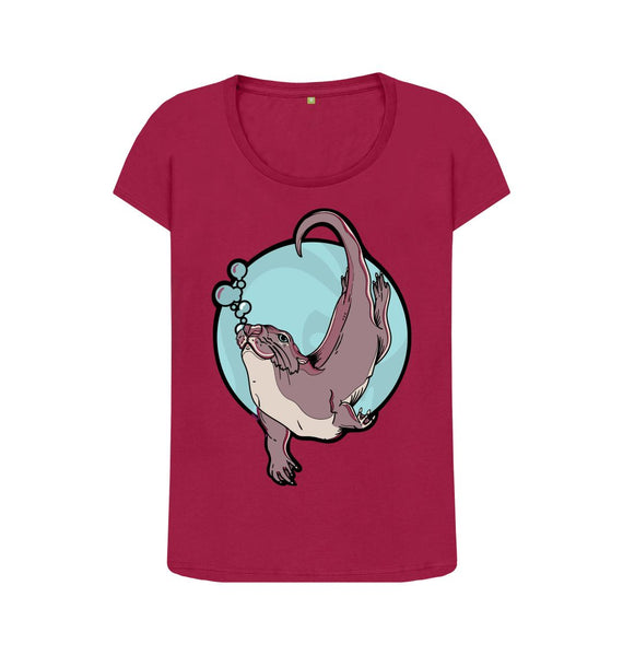 Cherry female Otter t-shirt