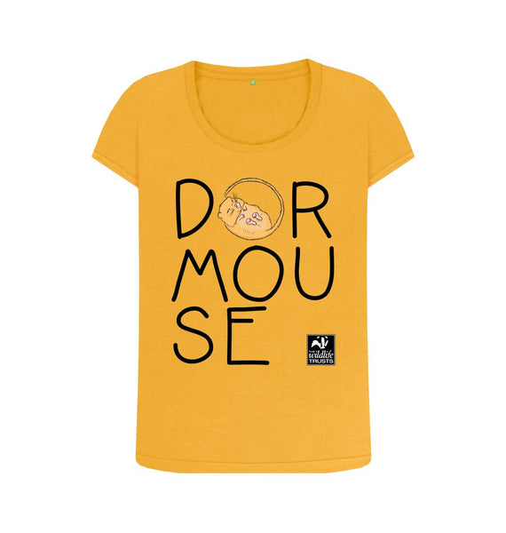 Mustard Dormouse women's t-shirt