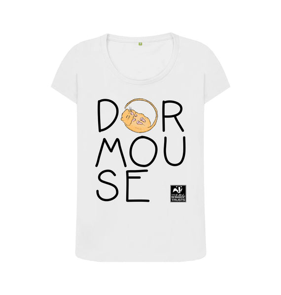 White Dormouse women's t-shirt
