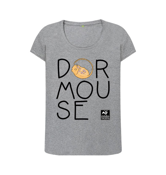 Athletic Grey Dormouse women's t-shirt