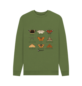 Khaki Butterfly sweatshirt