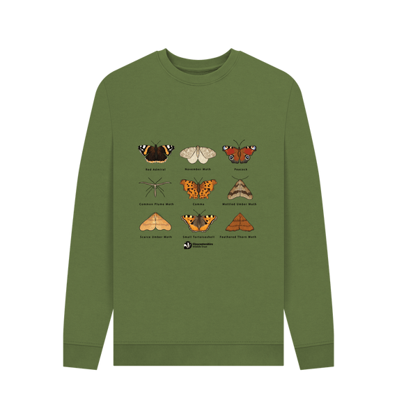 Khaki Butterfly sweatshirt