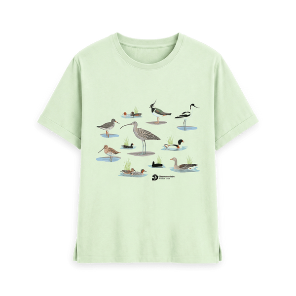 Pastel Green Printed T-shirt Front