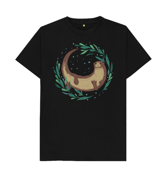 Black Otter men's t-shirt