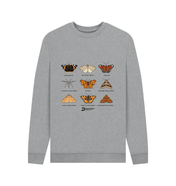 Light Heather Butterfly sweatshirt