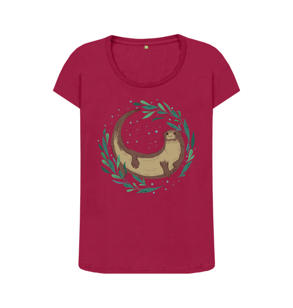 Cherry Otter women's t-shirt