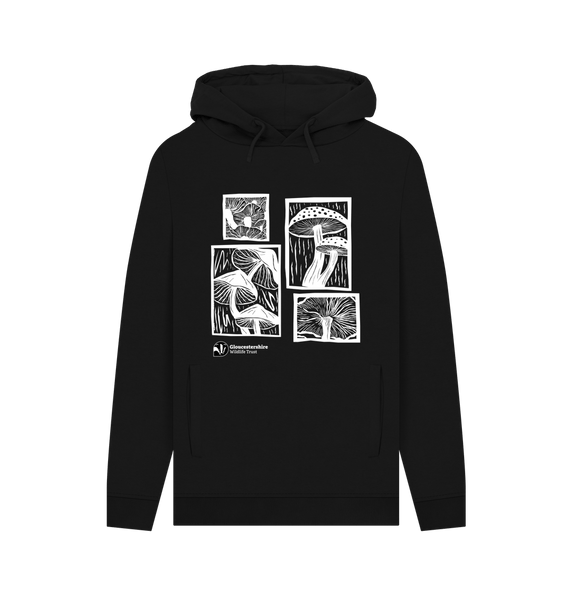 Black Men's mushroom hoodie