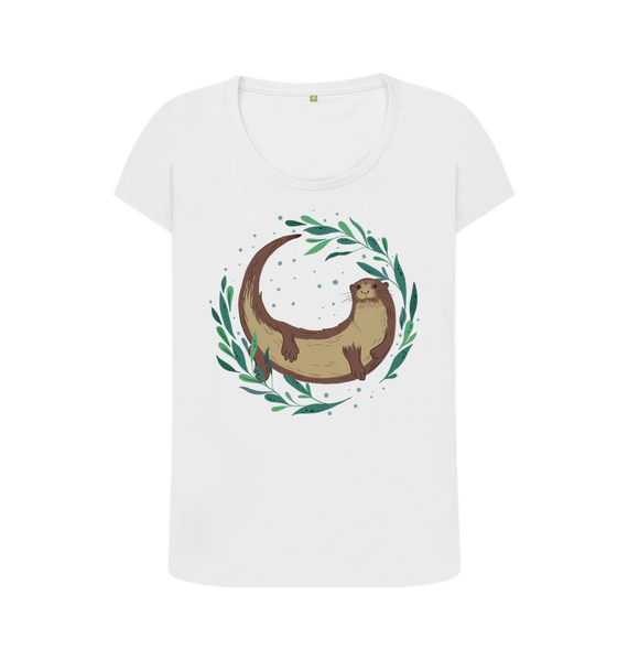 White Otter women's t-shirt