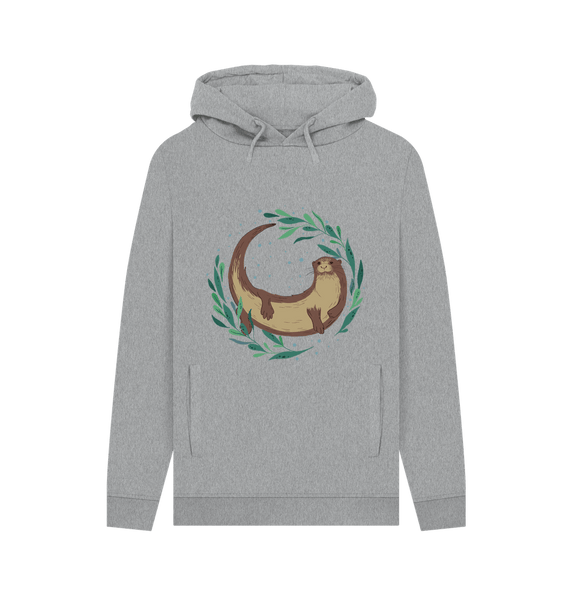 Light Heather Men's otter hoodie