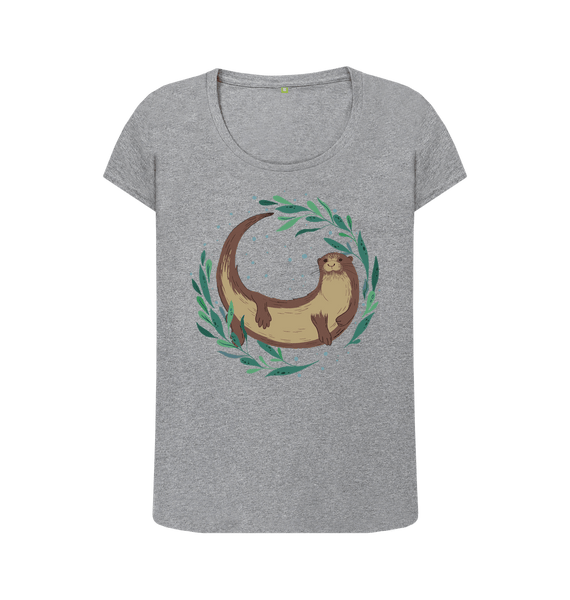 Athletic Grey Otter women's t-shirt