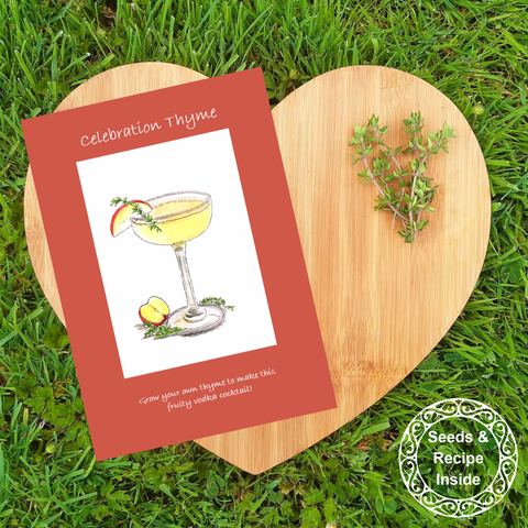 Seeds card - Love Cocktails  - Celebration Thyme