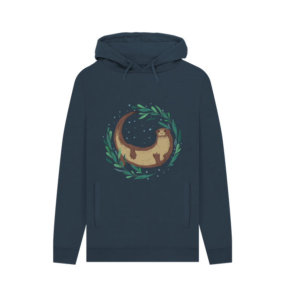 Navy Men's otter hoodie