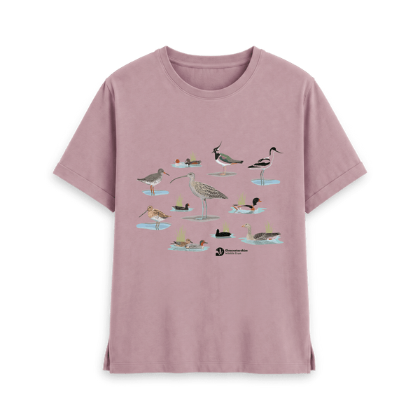 Mauve Printed T-shirt Front