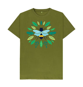 Moss Green Bumblebee t-shirt