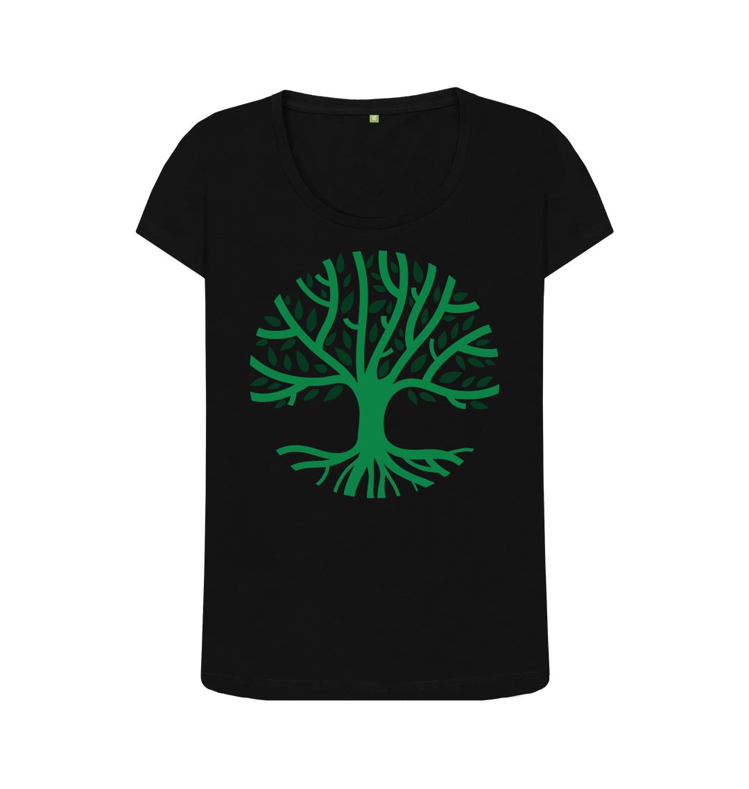 Black female Tree t-shirt