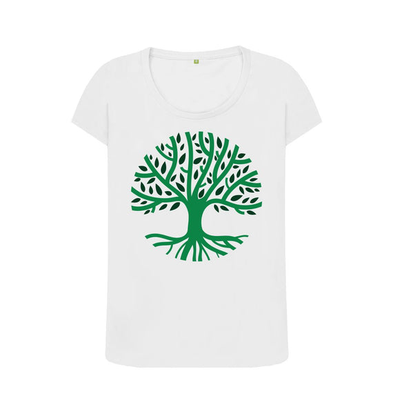 White female Tree t-shirt