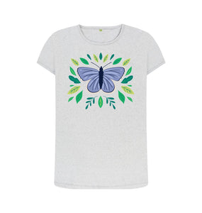 Grey female Butterfly t-shirt