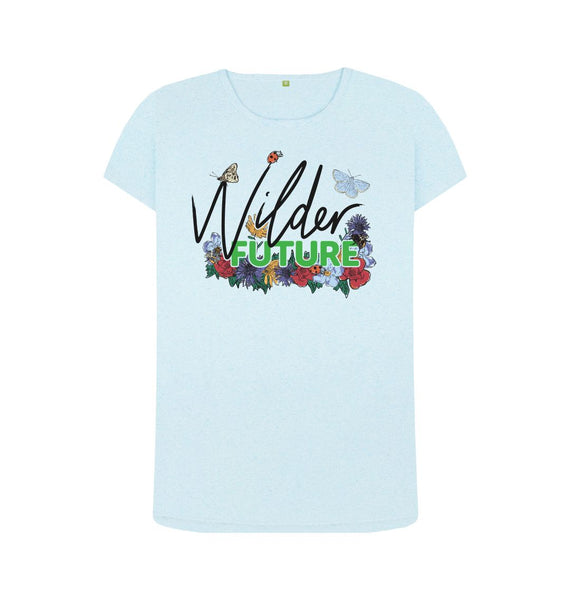 Light Blue Wilder future women's t-shirt