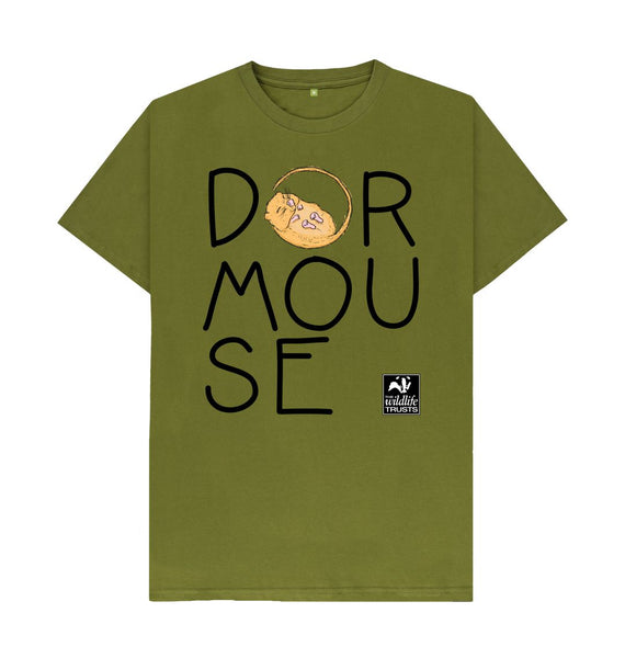 Moss Green Dormouse men's t-shirt